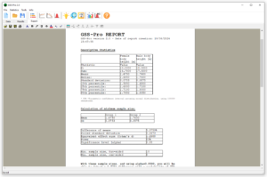 GSS - statistics software - Reporting