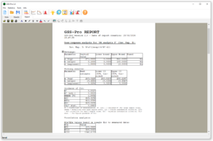 GSS - statistics software - Reporting