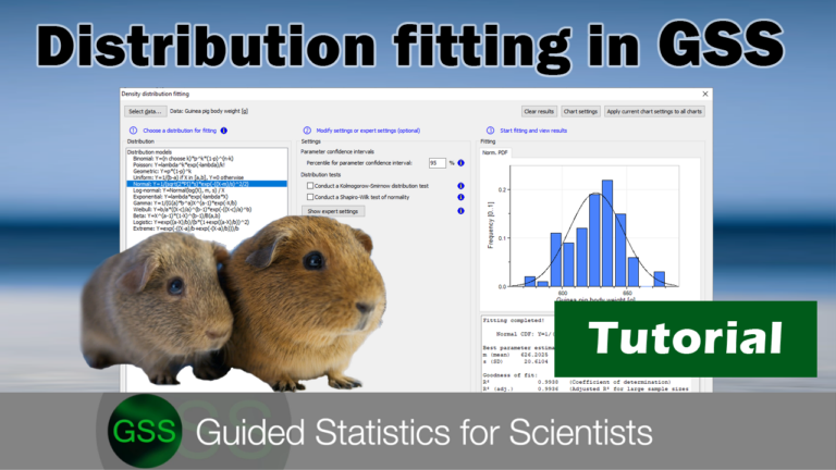 Distribution fitting in GSS